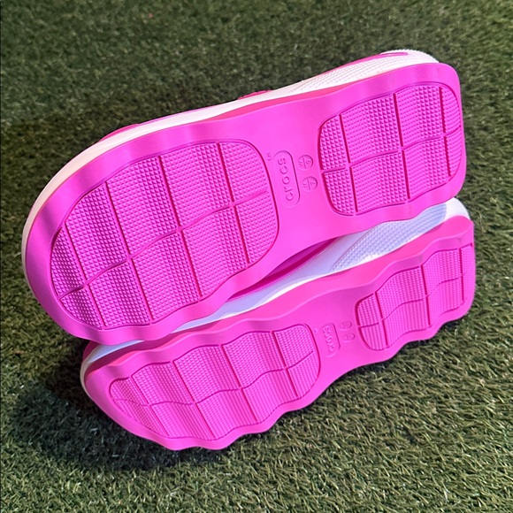 *NEW* Women's Pink Mega Crush Triple Strap Platform Sandals - Picture 3 of 4